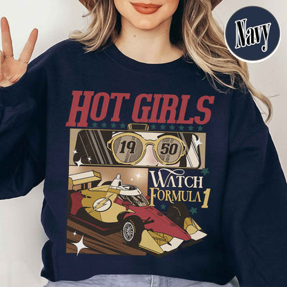 Trending F1 Sweatshirt, Formula One Sweatshirt, Hot Girls Watch Formula 1 Sweatshirt, F1 Racing Sweatshirt