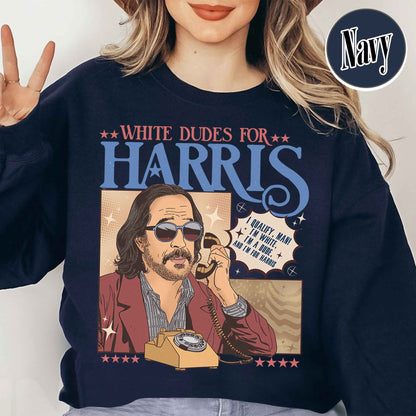 Election Sweatshirt, White Dudes for Madam President Sweatshirt, Men Zoom for Madam President Sweatshirt