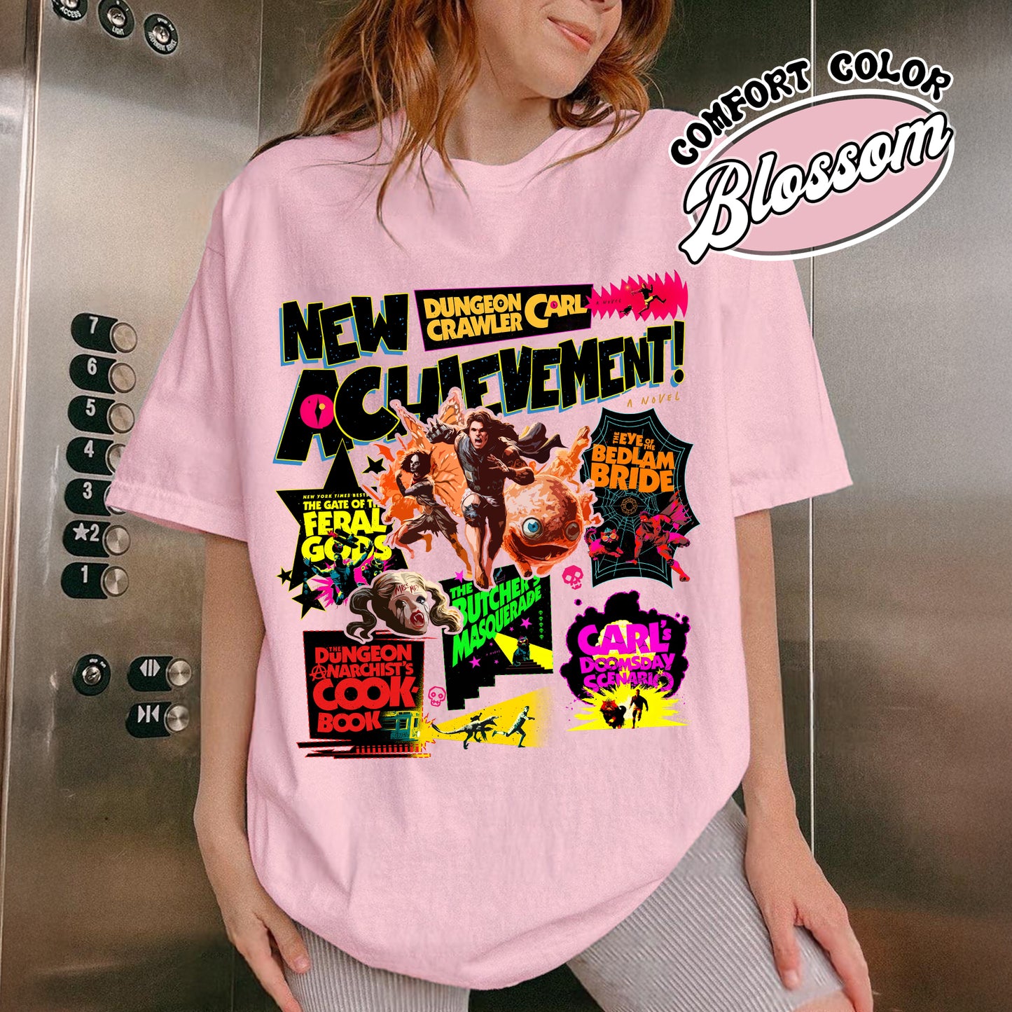 New Achievement Dungeon Shirt, New Achievement Dungeon Crawler Carl Shirt, Sci-Fi Book Lover Shirt, Dungeon Crawler Carl Series Shirt