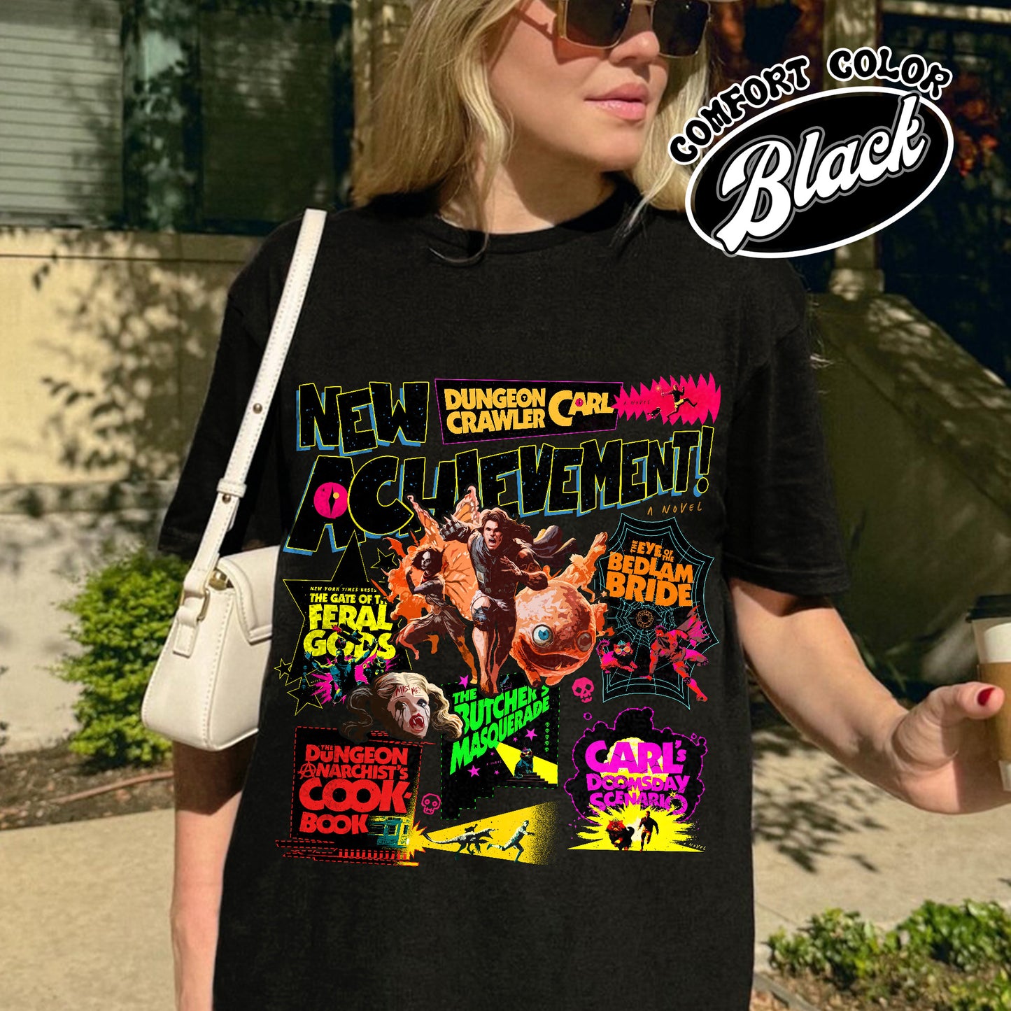 New Achievement Dungeon Shirt, New Achievement Dungeon Crawler Carl Shirt, Sci-Fi Book Lover Shirt, Dungeon Crawler Carl Series Shirt