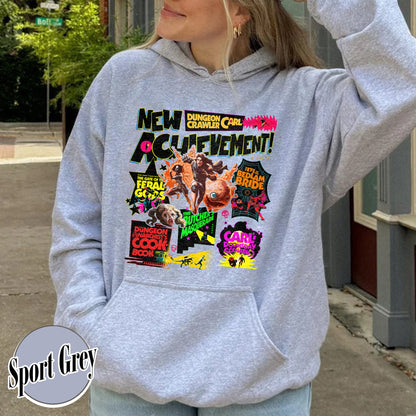 New Achievement Dungeon Hoodie, New Achievement Dungeon Crawler Carl Hoodie, Sci-Fi Book Lover Hoodie, Dungeon Crawler Carl Series Hoodie