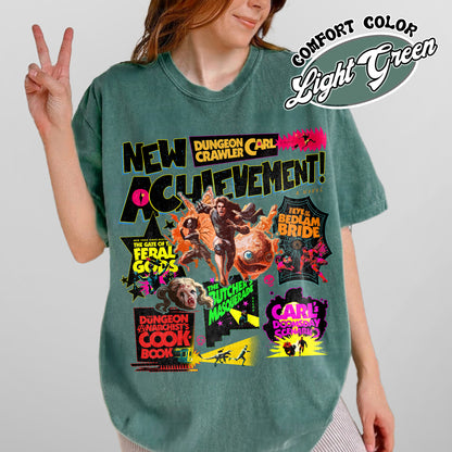 New Achievement Dungeon Shirt, New Achievement Dungeon Crawler Carl Shirt, Sci-Fi Book Lover Shirt, Dungeon Crawler Carl Series Shirt
