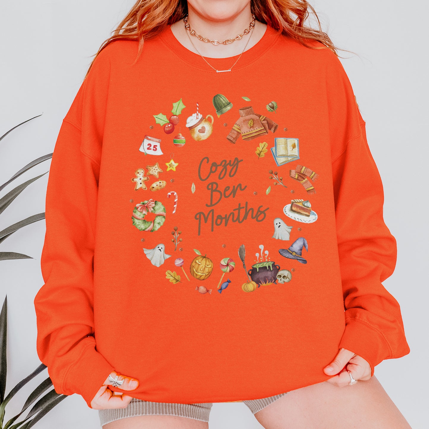 Cozy Ber Months Shirt, Fall Winter Seasonal Tee, Autumn Halloween Thanksgiving Christmas Top Sweatshirt
