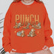 Monkey Punch Cute - Funny Kawaii Monkeys Graphic - Animals Monkeys Lovers Sweatshirt