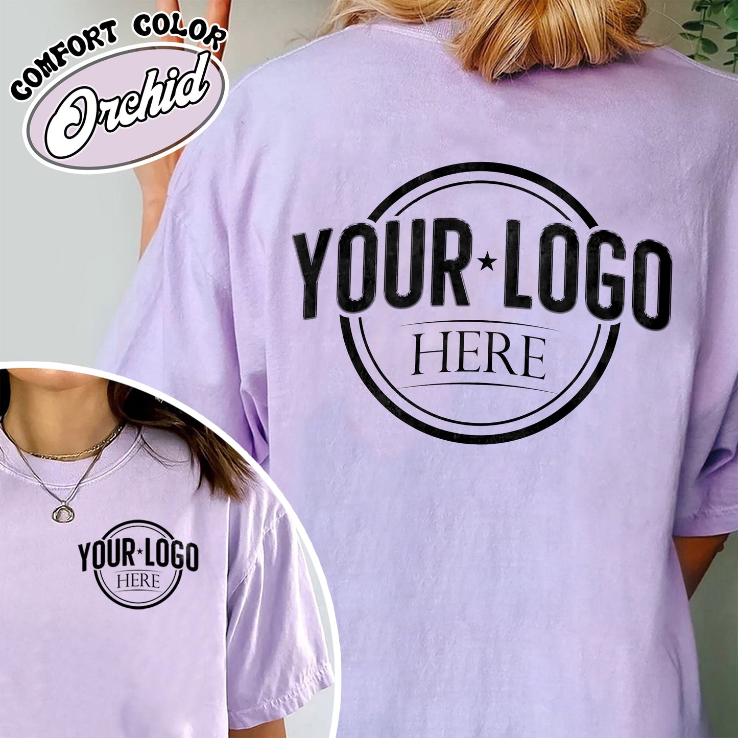 Business Logo Shirt Front and Back Shirt, Custom Logo Shirt Bulk, Custom Business Logo, Custom Shirt of My Logo, Your Logo Here Shirt