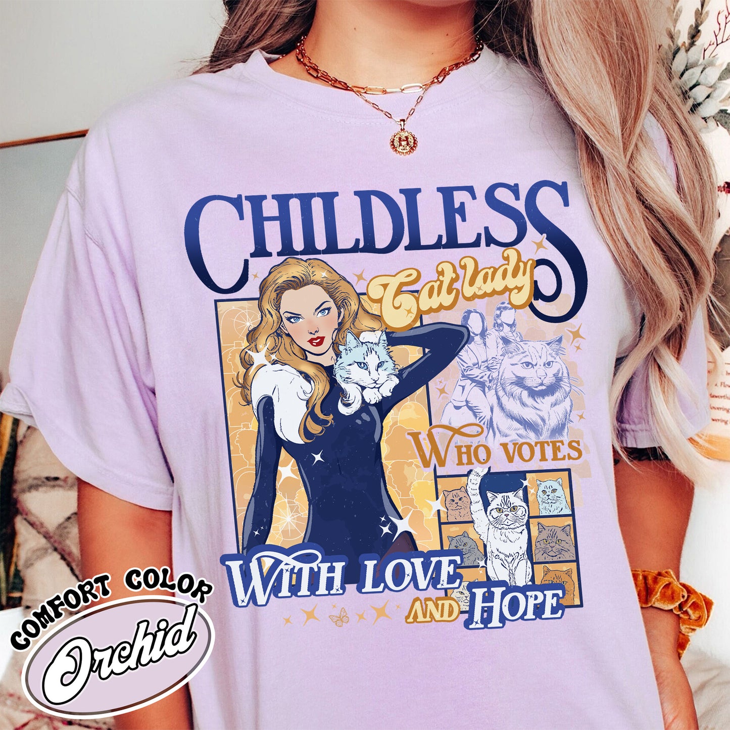 Childless Cat Lady Shirt, Election Shirt, Cat Lover Shirt, I Vote Tee, Vote Blue Election Shirt, Roevember Shirt, Feminist Shirt, Madam President