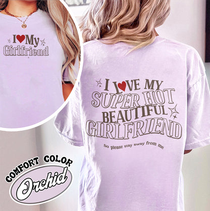 Valentine Comfort Colors Shirt, I Love My Girlfriend Shirt, I Heart My Girlfriend Shirts,Funny Boyfriend shirt