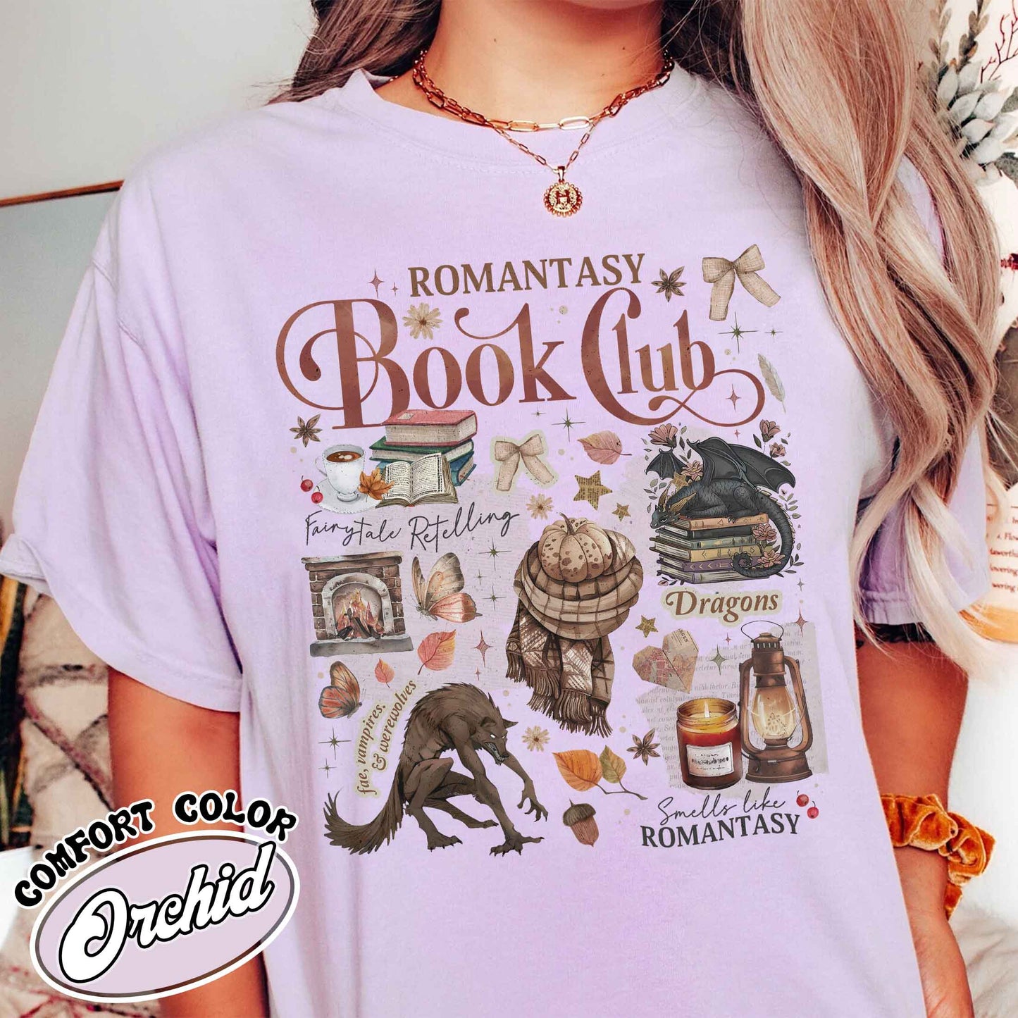 Romantasy Reader Book Club, Romantasy Book Club Shirt, Fall Book Shirt, Fall Love With Reading, Fall Book Club Shirt, Fall Bookish Shirt