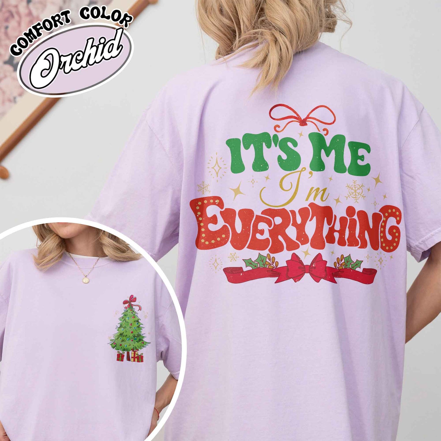 I Have Everything I Want For Christmas Shirt, It's Me I'm Everything Shirt,Matching Christmas Couple Sweaters Funny, Holiday Couples Shirt