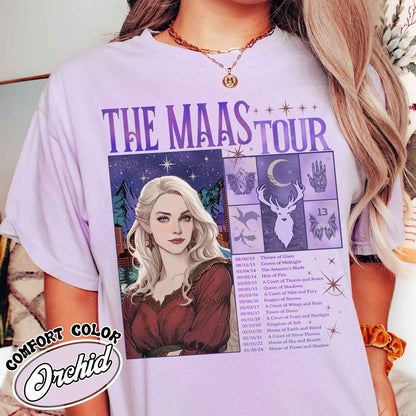 The Maas Tour Shirt, TOG Shirt, ACOTAR Shirt, ACOTAR TOG Crescent City Shirt, Sjm Tour Shirt, Book Shirt Sjm, Book Lovers Shirt, Bookish Shirt