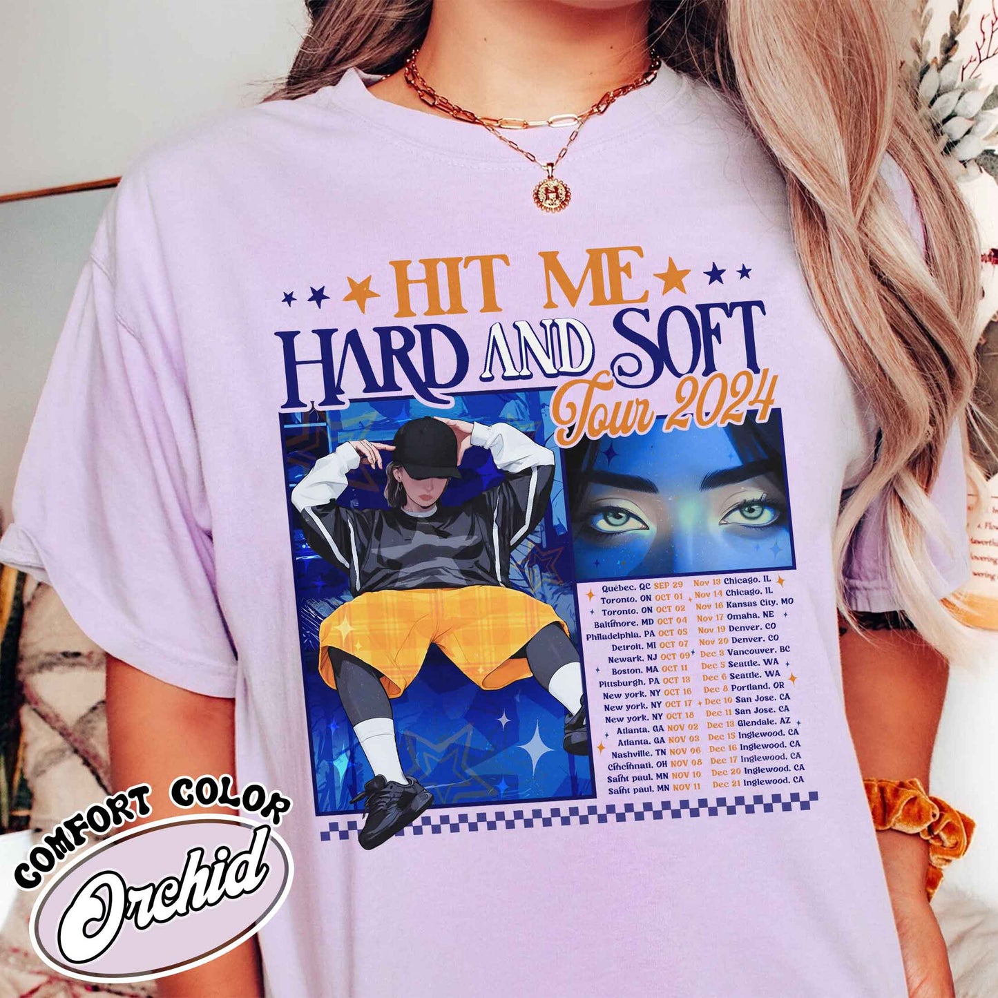 Hit Me Hard and Soft Shirt, Music Tour Shirt, Gift for Her, Women T-Shirt, the Girl Hit Me Hard and Soft Shirt, BOAF Shirt, Music Tour Shirt