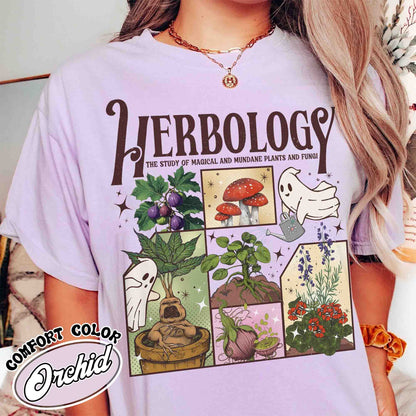 Herbology Plants Shirt, Gardening Shirt, Cute Ghost Shirt, Halloween Plant Shirt, Halloween Mom Shirt, Ghost T-shirt, Plant Lover Gift