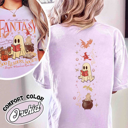 Fantasy Reader Comfort Colors Shirt, Boo Readers Society Shirt, Fantasy Dragon Bookish Shirt, Fantasy Book Lover Shirt, Booook Shirt, Boo Read