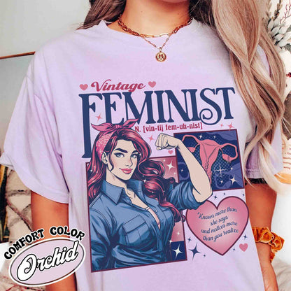 Feminist Comfort Colors Shirt, Feminist Description Shirt, Empowered Women Shirt, Equality Shirt, Women Rights Shirt, Girl Power Shirt