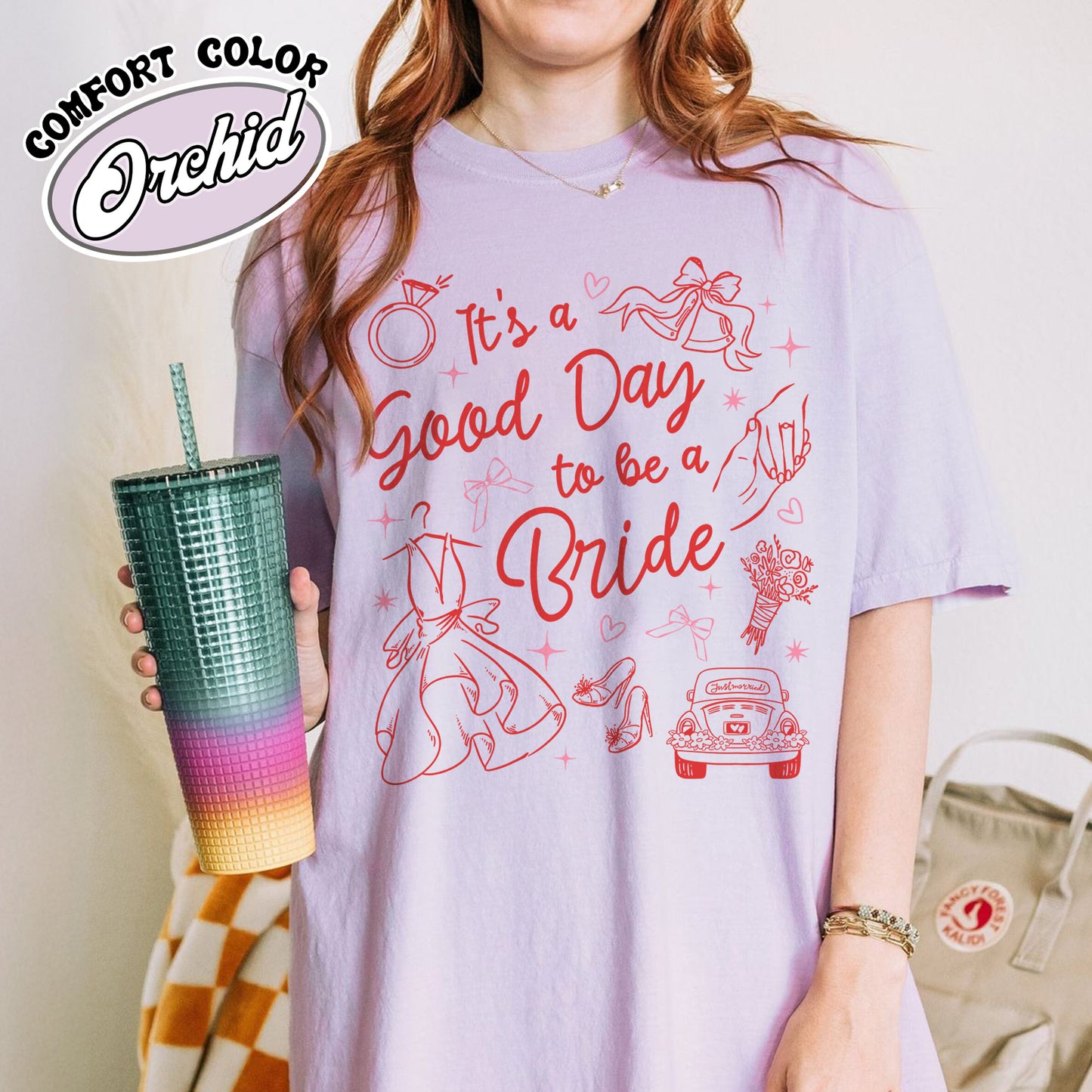 Bachelorette Comfort Colors Shirt,,It’s a Good Day to Be a Bride and Bridemaid Shirt, Bridal Party, Bachelorette Gift