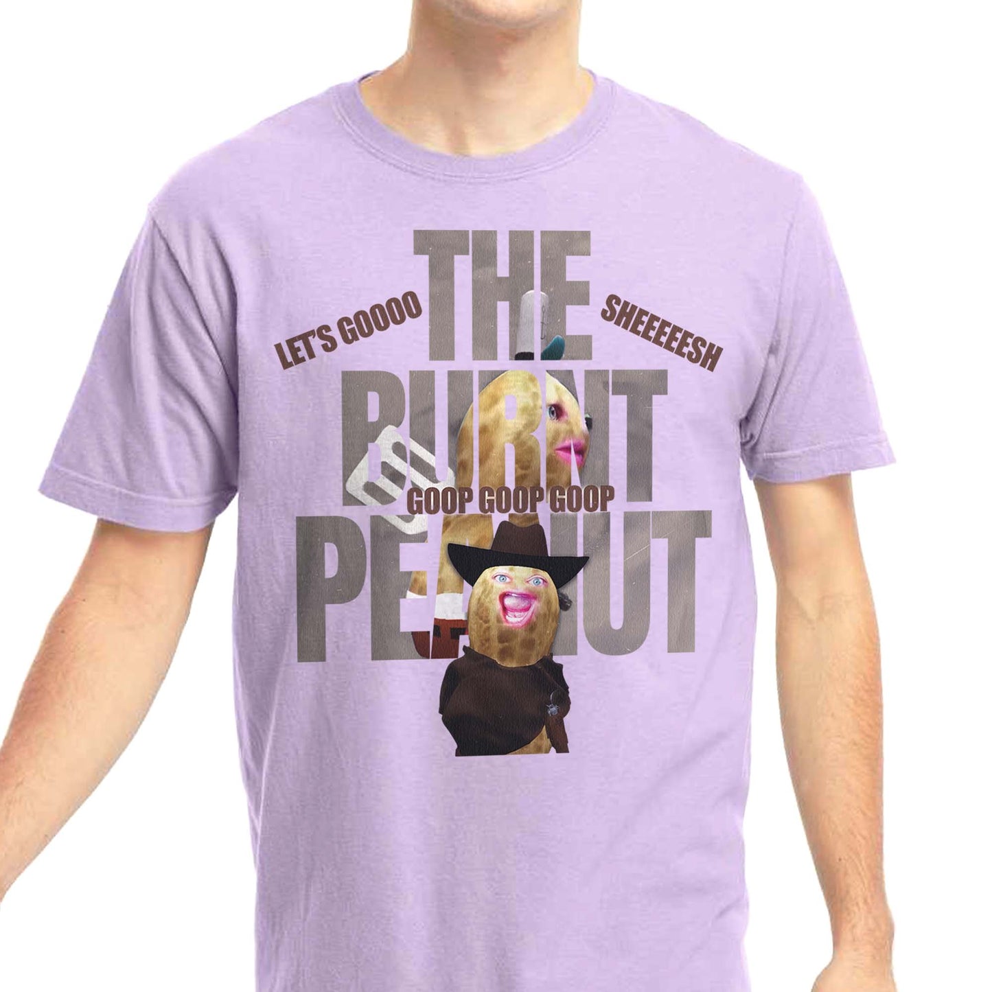 Funny The Burnt Peanut GOOP Homage, Peanut GOOP Bungulator 90s Bootleg, Internet Viral Meme Tshirt
