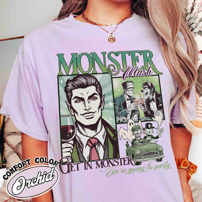 Monster Mash Comfort Colors, Monster Mash Shirt, Monster Mash Tshirt, Ghost Halloween Shirt, Get in Monster Shirt, Monster Shirt, Fall Shirt