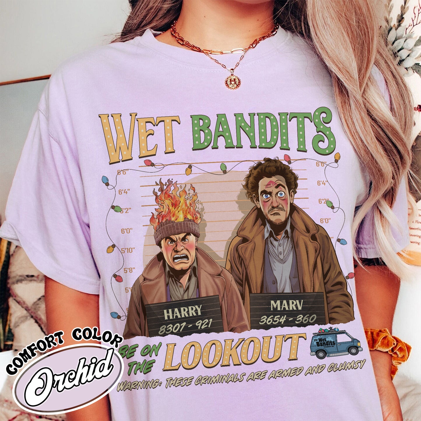 Wanted the Wet Bandits Comfort Color Shirt, Christmas Shirt, Retro Funny Christmas Shirt, Christmas 90s Movies Shirt, Christmas Movies, Merry Christmas