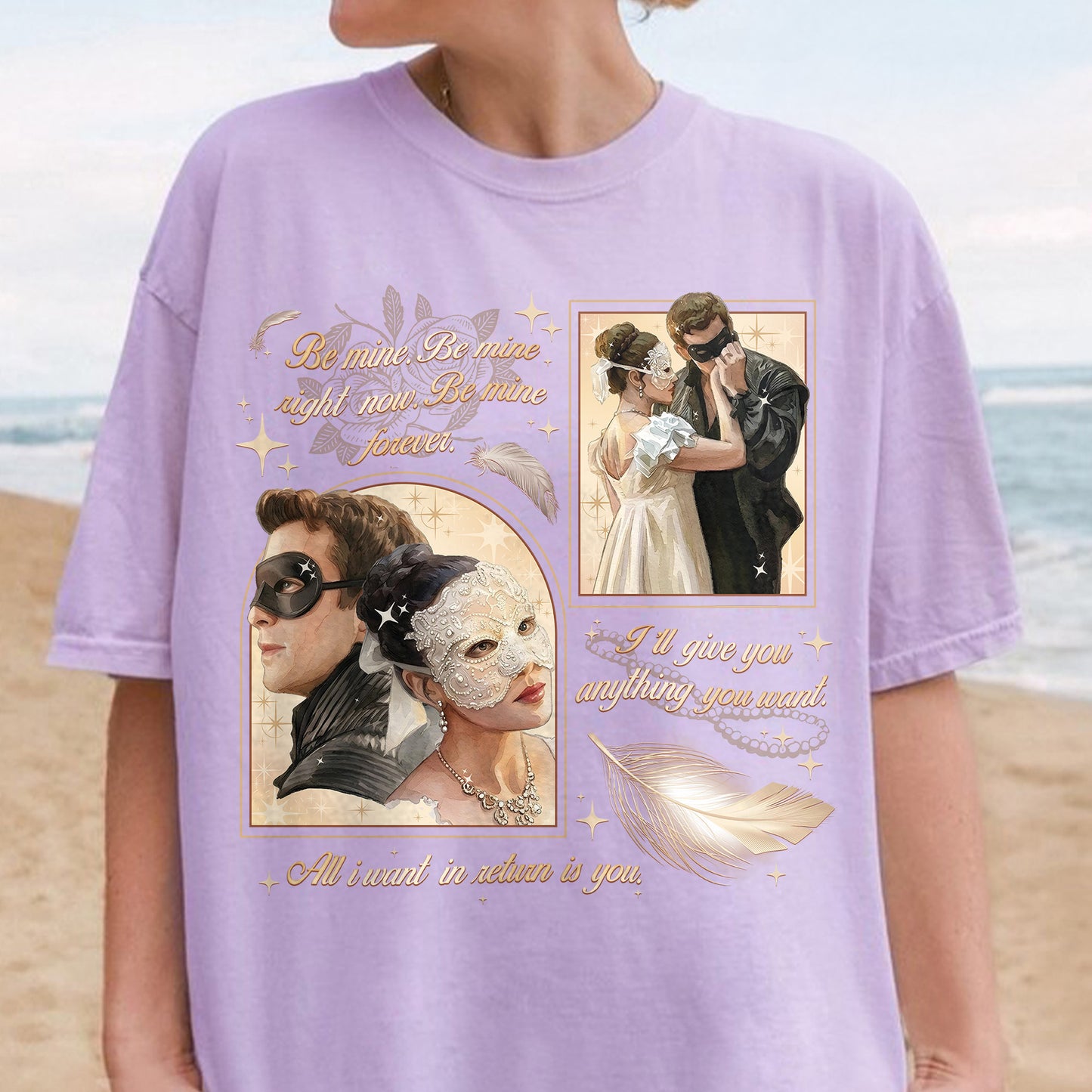 From Masquerade to Marriage – Benophie Inspired – Bridgerton Benedict & Sophie Regency Romance Tshirt