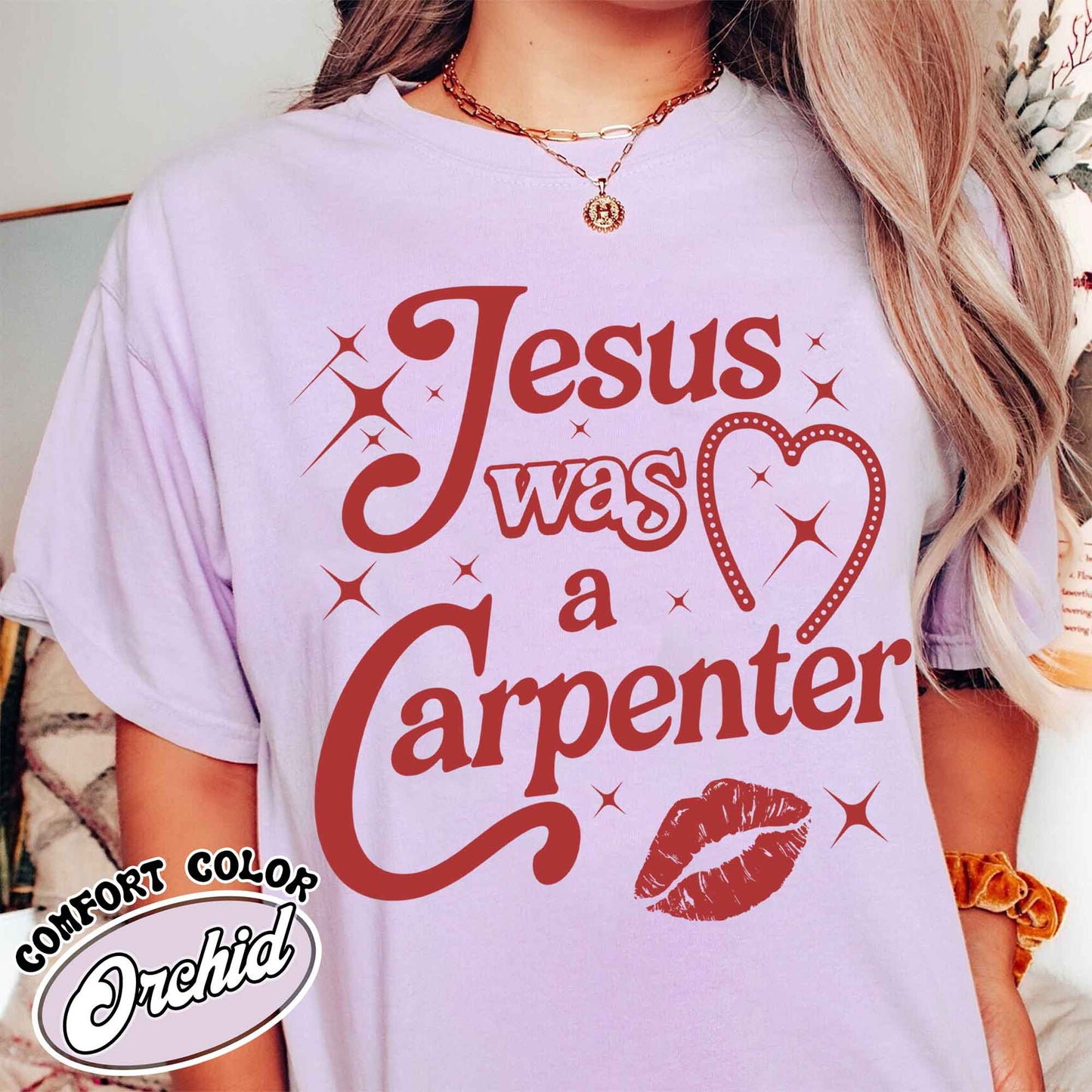 Jesus Was A Carpenter Shirt Comfort Colors, Festival Shirt, Vintage Inspired Shirt, Concert Shirt, Soft Girl Aesthetic, Music Lover Gift