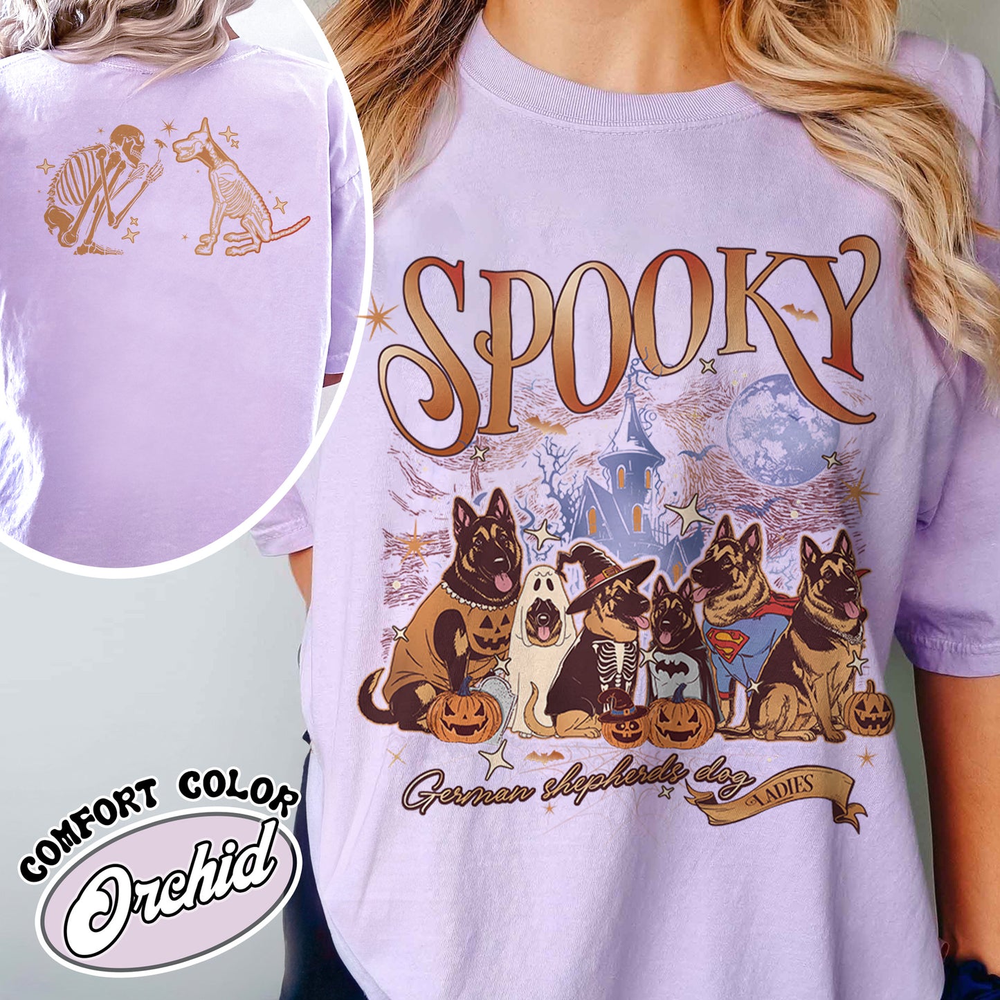 Spooky Dog Mom Shirt, Trick or Treat Ghost Dogs Shirt, Trick or Treat Dog Shirt, Halloween Dog Boop Skeleton Shirt, Halloween Cute Dog Shirt