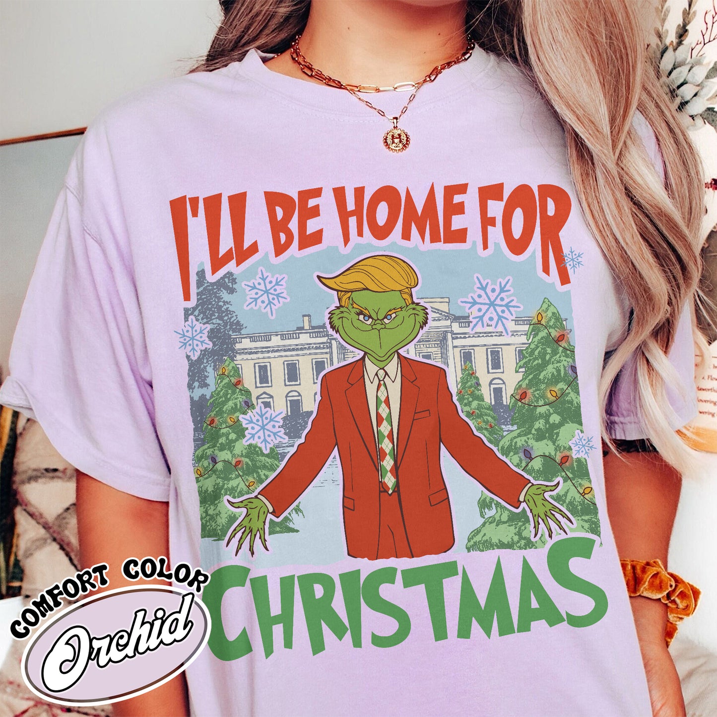 Ill Be Home for Christmas Shirt, I’ll Be Home for Christmas, Funny Christmas Shirts, Matching Christmas Party, Christmas Daddy President Shirt