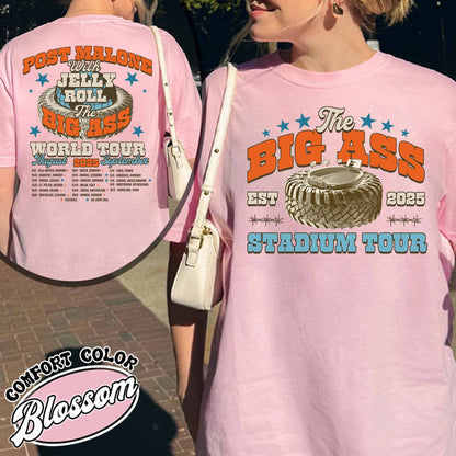 PM With JR Concert Shirt,The Big Ass World Tour  August and September Shirt,Country Music Tour Outfit