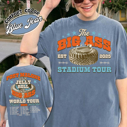 PM With JR Concert Shirt,The Big Ass World Tour  August and September Shirt,Country Music Tour Outfit