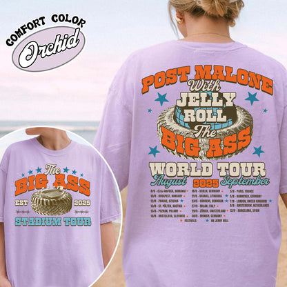 PM With JR Concert Shirt,The Big Ass World Tour  August and September Shirt,Country Music Tour Outfit