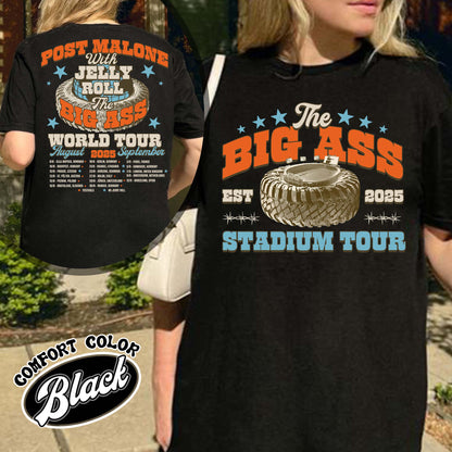 PM With JR Concert Shirt,The Big Ass World Tour  August and September Shirt,Country Music Tour Outfit