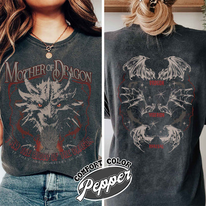 Father of the Dragon Shirt, Mother of Dragons Tshirt, Mother of Dragon Year of the Dragon, Father of Dragons Shirts, Dragon Riding, GOT Shirt