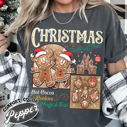 Ginger Cookies Christmas Shirt, Christmas on Main Street Shirt, Christmas on the Main Street, Christmas Cookies Shirt, Christmas Trip Shirt