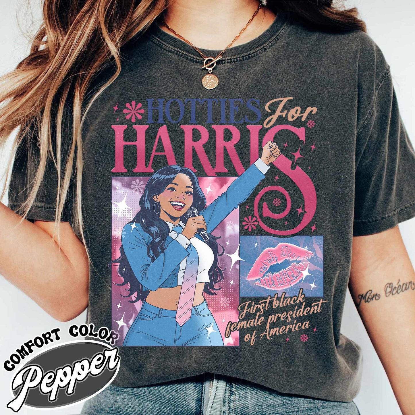 Harris 24 Shirt, Harris Shirt Women, Hotties For Harris Shirt, Kamala shirt, Madam President Tshirt, I Support Women's Rights And Wrongs