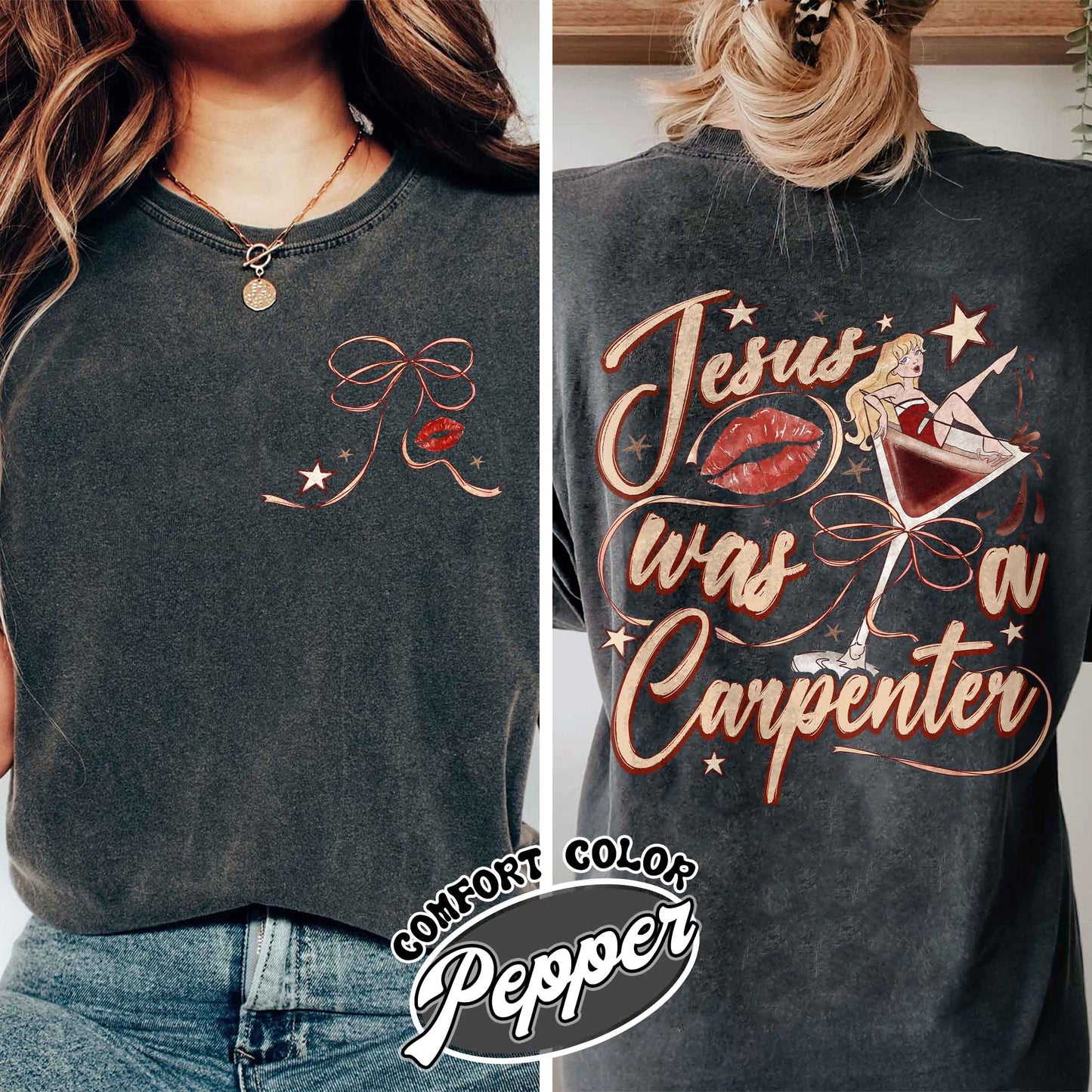 Jesus Was a Carpenter Shirt, Espresso Shirt, Soft Girl T Shirt, Concert TShirt, Girl Aesthetic Shirt, Fan Lover Gift, Short N Sweet, Please Shirt