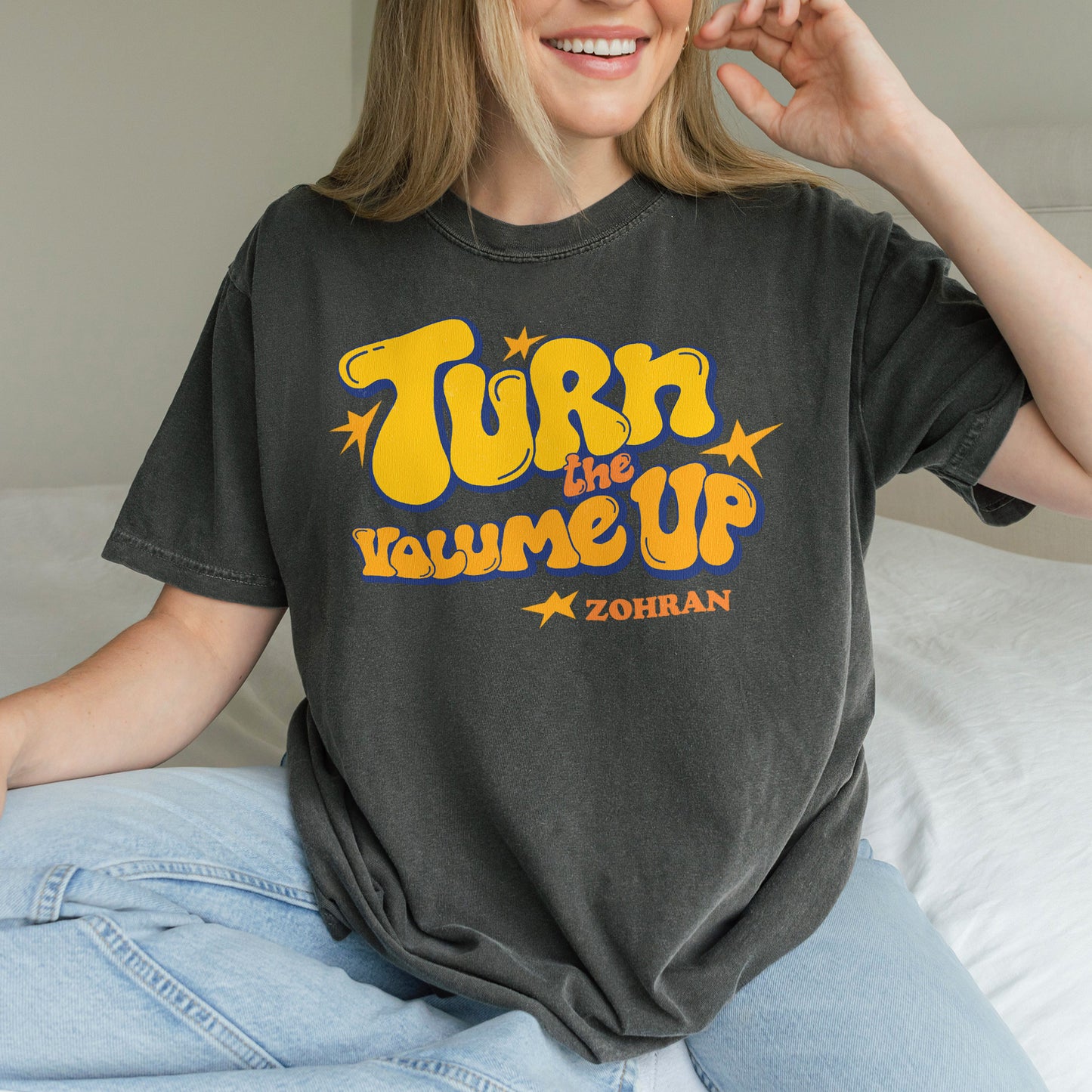 Turn the Volume Up, Zohran Mamdani, Zohran NYC Mayor, Progressive, Liberal, NYC 2026, Democracy Tshirt