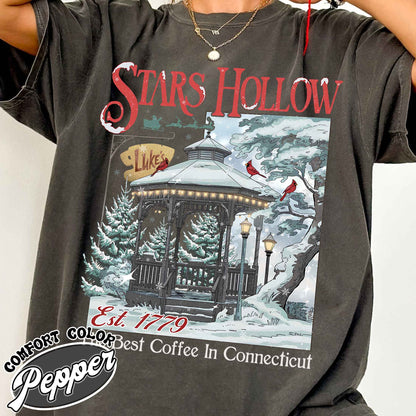 Stars Hollow Christmas Festival Shirt, Stars Hollows Shirt, Christmas Gift, Connecticut Shirt, Retro Style Shirt, Stars Hollow 1779 Connecticut