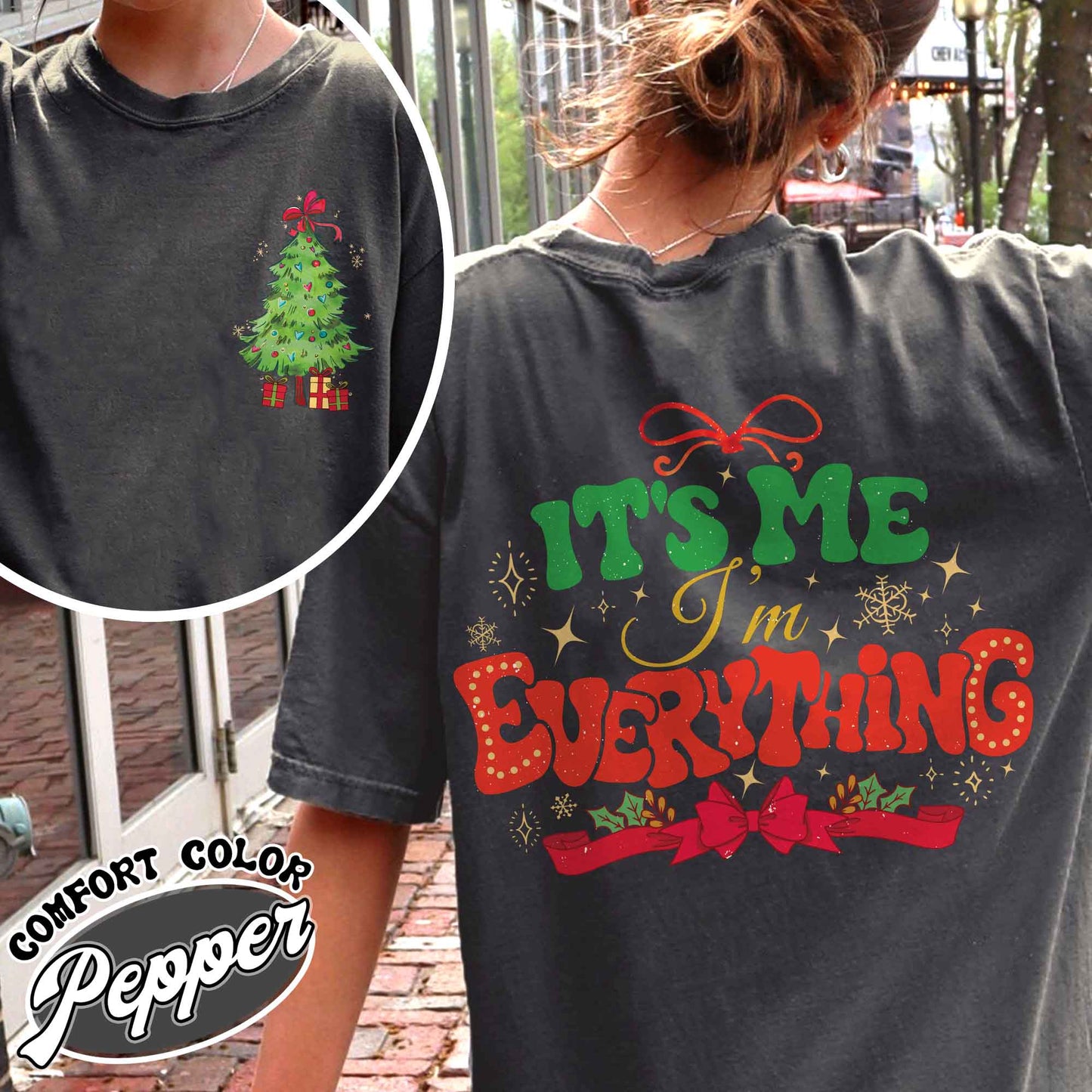 I Have Everything I Want For Christmas Shirt, It's Me I'm Everything Shirt,Matching Christmas Couple Sweaters Funny, Holiday Couples Shirt