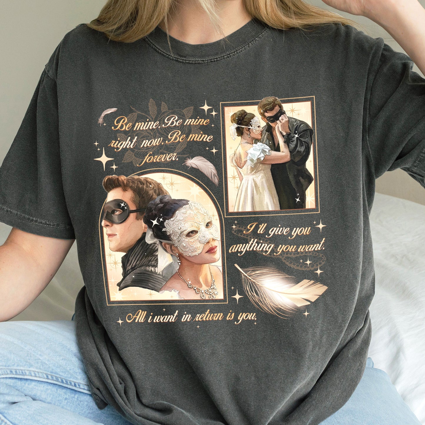 From Masquerade to Marriage – Benophie Inspired – Bridgerton Benedict & Sophie Regency Romance Tshirt