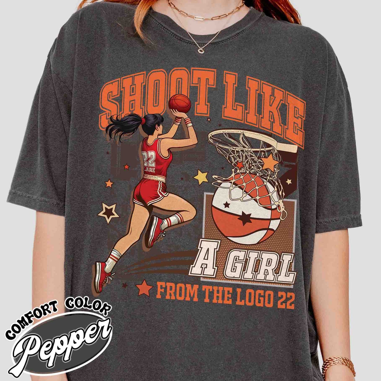 Shoot Like a Girl Shirt, Girls Basketball Shirt, Girls Basketball Tee, if You Break It, You Own It, Everyone Watches Womens Sports T-Shirt