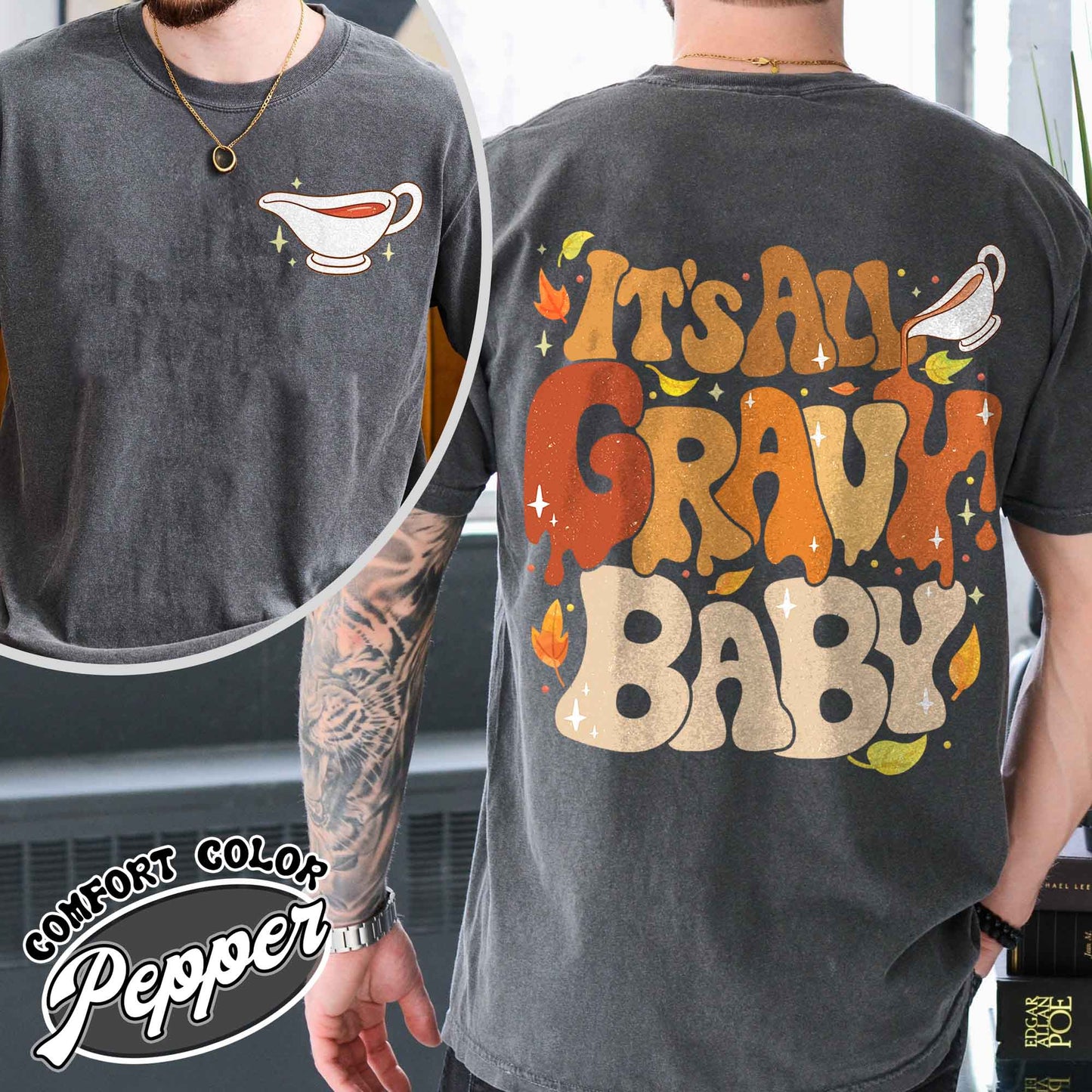 Couple Matching Thanksgiving Shirt, Thanksgiving Couples Tshirt, Thanksgiving Shirt for Couples, Gravy and Turkey Couple Shirt, Im So Hot Shirt