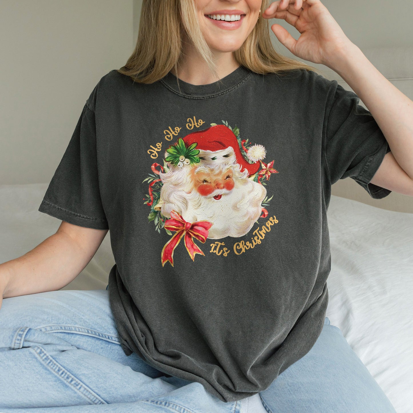 Vintage Santa Claus Retro Christmas Shirt