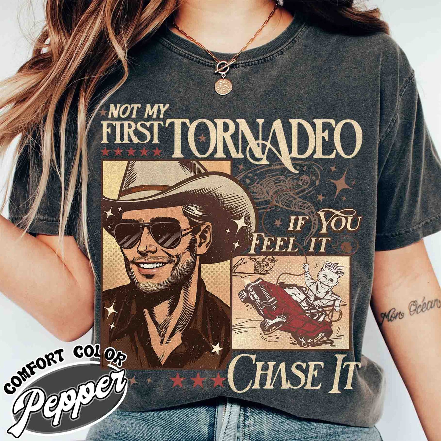 Not My First Tornadeo Shirt, Not My First Tornadeo Fan Art, Weather Lover and Storm Chaser Shirt, Meme Movie Shirt, if You Feel It Chase It