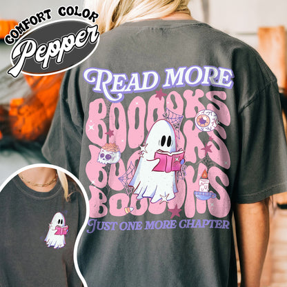 Read More Booooks Halloween, Read More Booooks T-Shirt, Read More Booooks Shirt, Read More Booooks, Halloween Party Shirt, Spooky Season Shirt