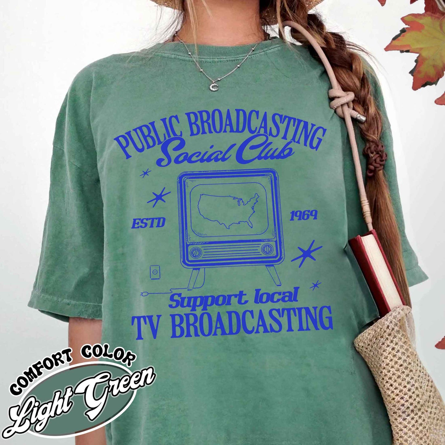 Political Protest Comfort Color Shirt, Protect Public Broadcasting Local TV Shirt, Support National Public Radio Shirt