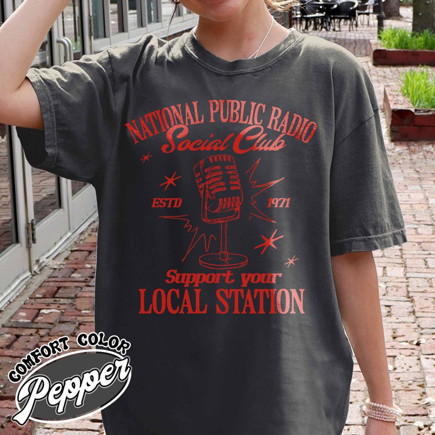 Political Protest Comfort Color Shirt, Protect Public Broadcasting Local TV Shirt, Support National Public Radio Shirt