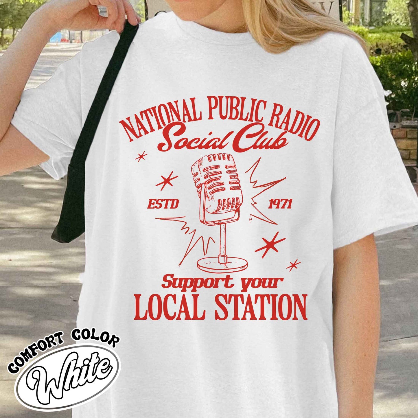 Political Protest Comfort Color Shirt, Protect Public Broadcasting Local TV Shirt, Support National Public Radio Shirt