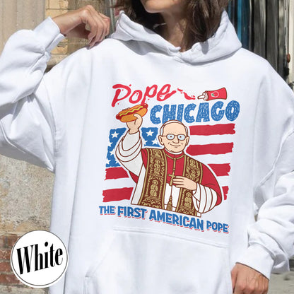 Pope Chicago Hoodie, Pope Robert Prevost Hoodie,Religious Hoodie,Pope Hoodie, Jesus Hoodie Gift