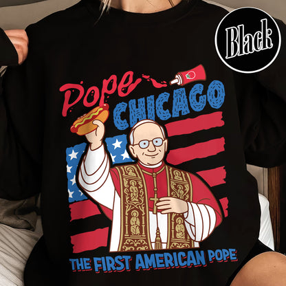 Pope Chicago Sweatshirt, Pope Robert Prevost Sweatshirt,Religious Sweatshirt,Pope Sweatshirt, Jesus Sweatshirt Gift