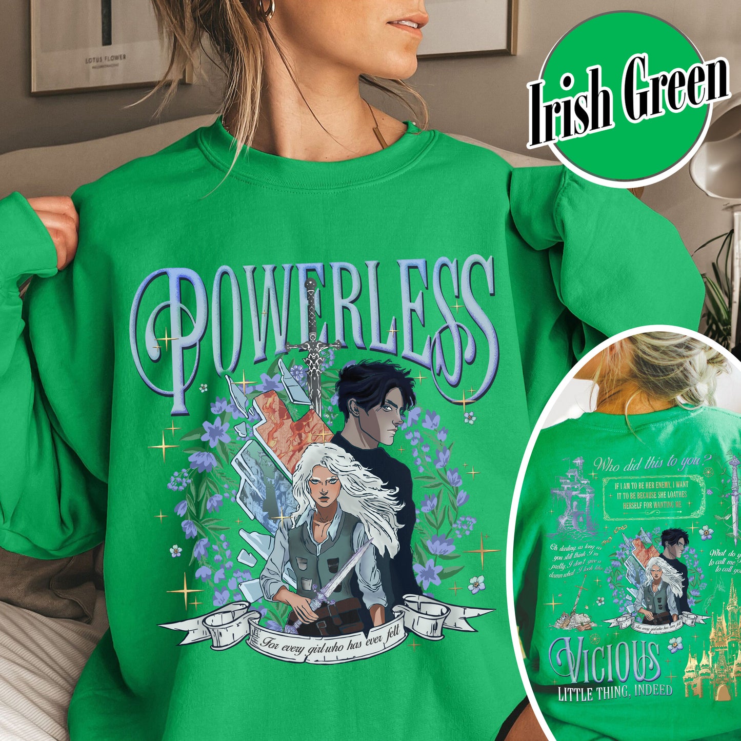 Powerless Bookish Sweatshirt For Fan, Kai Azer I Love You Sweatshirt, Fearless Fan Sweatshirt