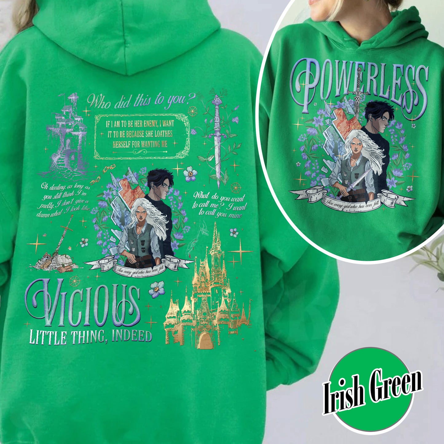 Powerless Bookish Hoodie For Fan, Kai Azer I Love You Hoodie, Fearless Fan Hoodie